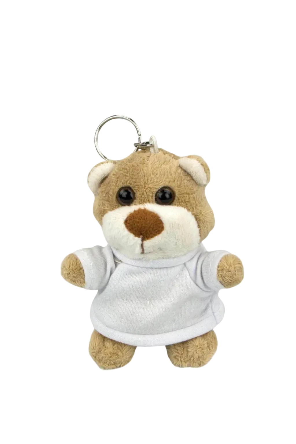 Keychain Plush Bear with T-Shirt - 10 cm