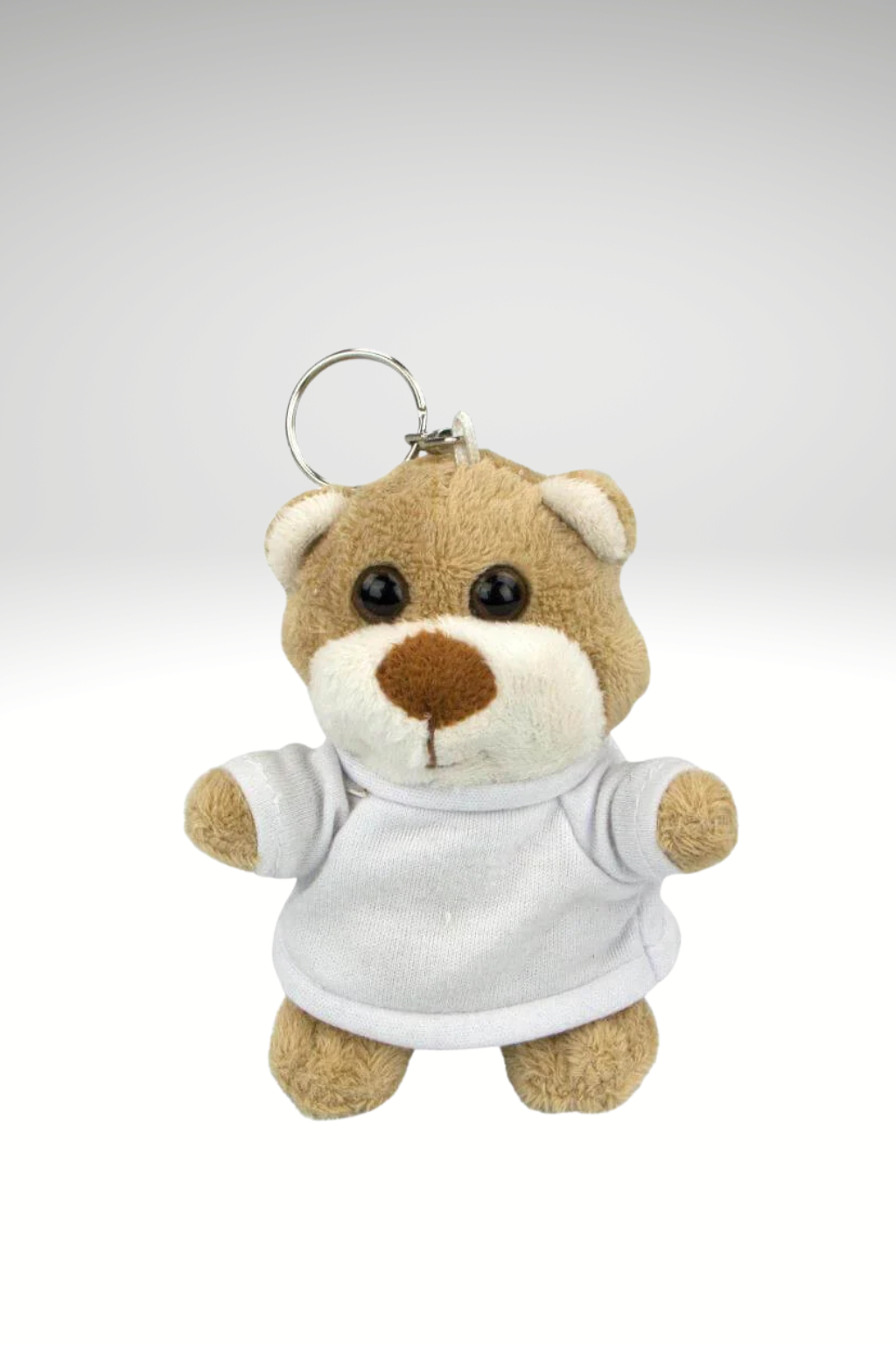 Keychain Plush Bear with T-Shirt - 10 cm