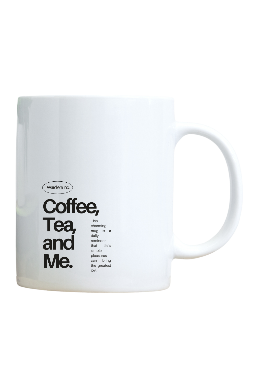 The Freestyle 360° Mug - Upload your own full-wrap art - White