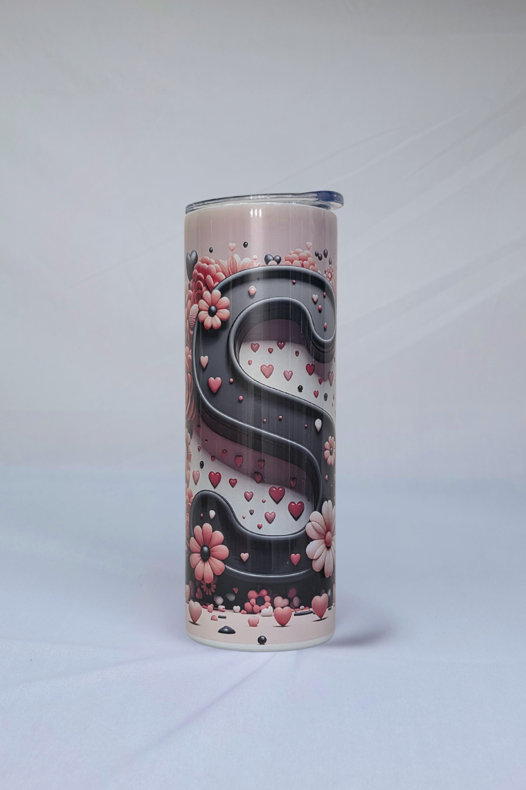 Photo printable Thermos Bottle with metal straw 590 ml / 20oz