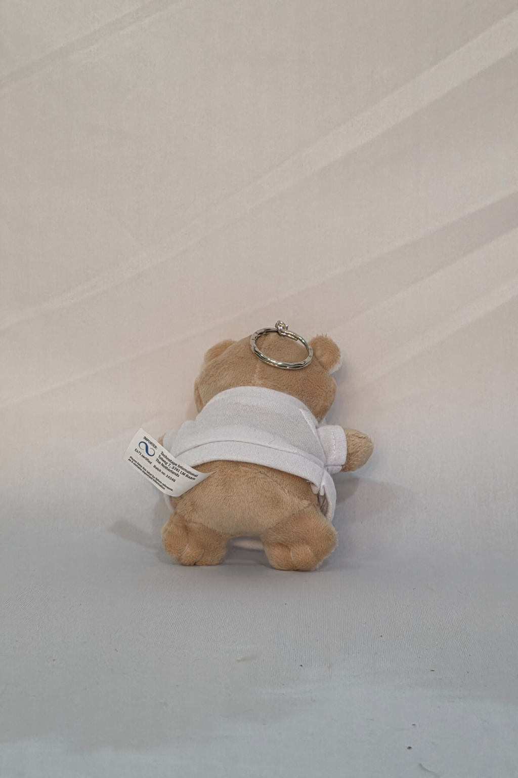 Keychain Plush Bear with T-Shirt - 10 cm