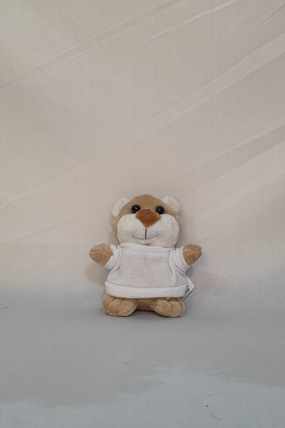 Keychain Plush Bear with T-Shirt - 10 cm