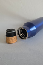 Engraved Stainless steel insulated water bottle with cork screw  24h Hot & cold