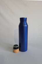 Engraved Stainless steel insulated water bottle with cork screw  24h Hot & cold