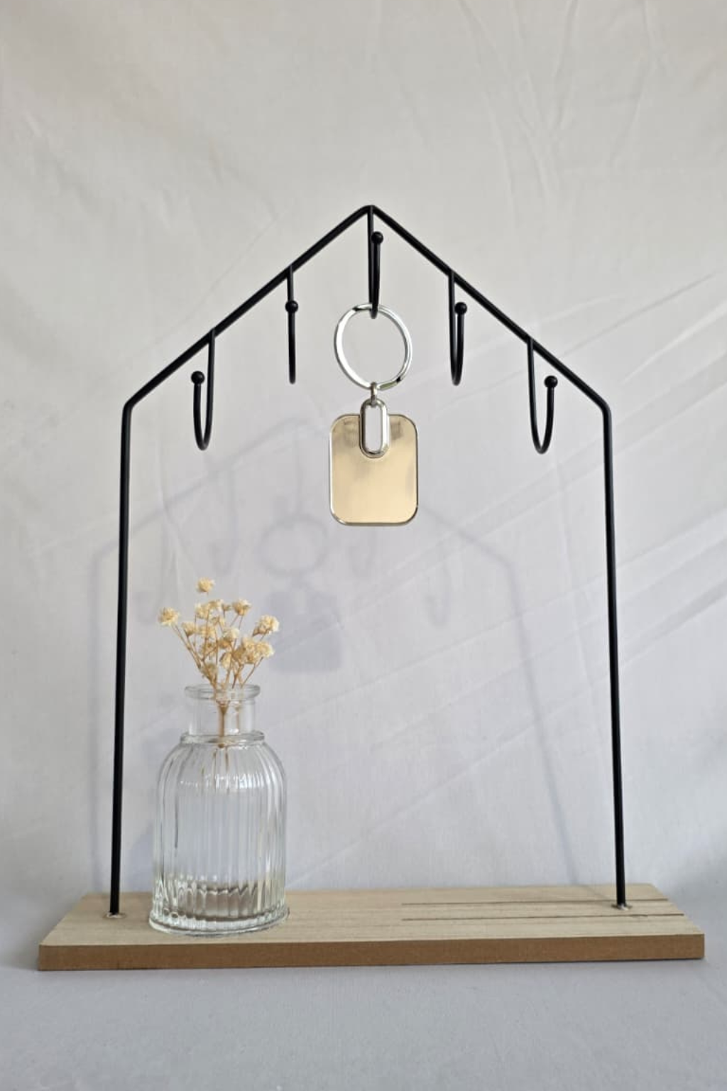 Personalized Metal engraved keyring/Keychain with text for gifting Rectangle shaped