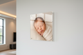 Acrylic photo panels on wall